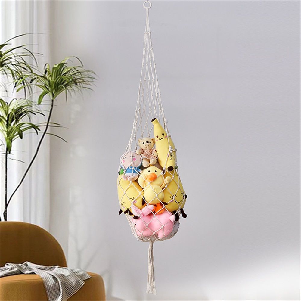 Novel Stuffed Animal Net or  Toy Display Perfect for The Tiny Space in Corner,Wall Ceiling Hanging Net, Stuffies Animal Storage for Kid Room Bedroom Playroom Decor