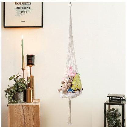 Novel Stuffed Animal Net or  Toy Display Perfect for The Tiny Space in Corner,Wall Ceiling Hanging Net, Stuffies Animal Storage for Kid Room Bedroom Playroom Decor