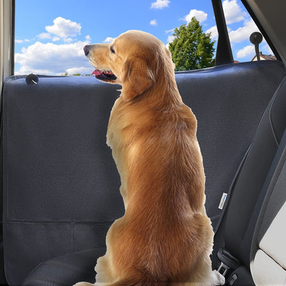 2 Pack Extra Big & Thick Anti Pet Scratching Waterproof Vehicle Door Covers Guard Truck Interior Panel Safe SUV Universal  Black