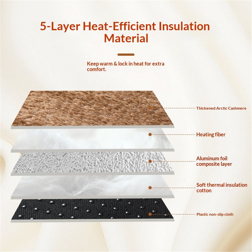 Self Warming Cat Bed Pad Self Heating Pet Mat Warmer Bed Mat for Feral and Indoor Washable Thermal Pet Kennel Pad with Anti-Slip Bottom(Brown,M 45*70*5cm)