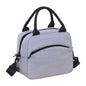 Lunch Bag for Women & Men Adult Insulated Lunch Box, Small Leakproof Cooler Food Lunch Containers Reusable High Capacity Lunch Tote Bags for Work, Travel, Outdoor (gray)