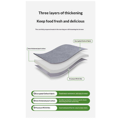 Lunch Bag for Women & Men Adult Insulated Lunch Box, Small Leakproof Cooler Food Lunch Containers Reusable High Capacity Lunch Tote Bags for Work, Travel, Outdoor (gray)