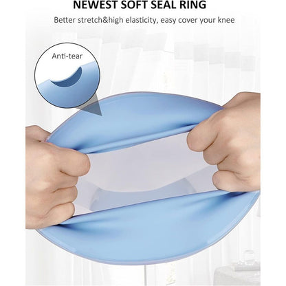 Knee Cast Cover for Shower Waterproof Knee Cover for Shower after Surgery Reusable Cast Bag After Surgery for Wound, Burns, Bandage（1 pcs）