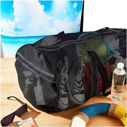 Dive Duffel Bag for Scuba or Snorkeling - Travel Duffle for Scuba Diving and Snorkeling Gear & Equipment - Dry Bag Holds Mask, Fins, Snorkel, and More（oniy bag）