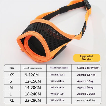 2 pack Dog Muzzle Anti Biting Barking and Chewing with Comfortable Mesh Soft Fabric and Adjustable Strap, Suitable for Small, Medium and Large Dogs(L)