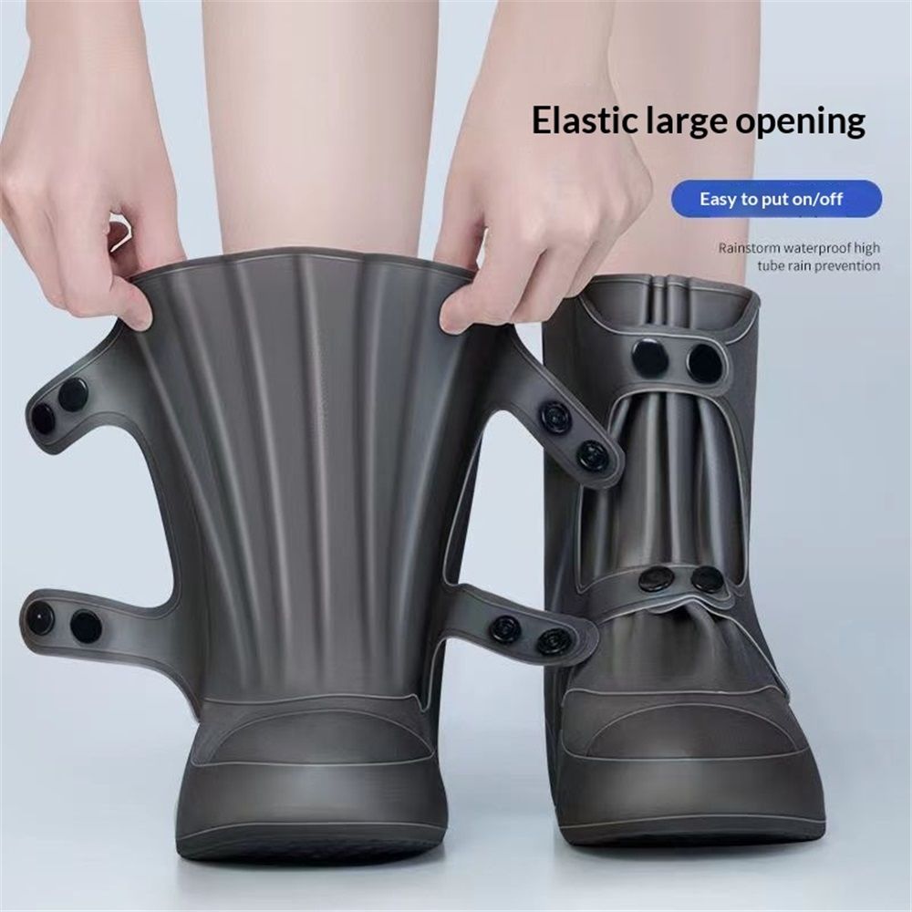 Rain Shoe Covers | Waterproof Shoe Covers for Men Women | Reusable Galoshes Overshoes Over Shoes (38-39，L)