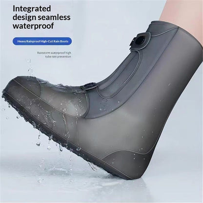 Rain Shoe Covers | Waterproof Shoe Covers for Men Women | Reusable Galoshes Overshoes Over Shoes (38-39，L)