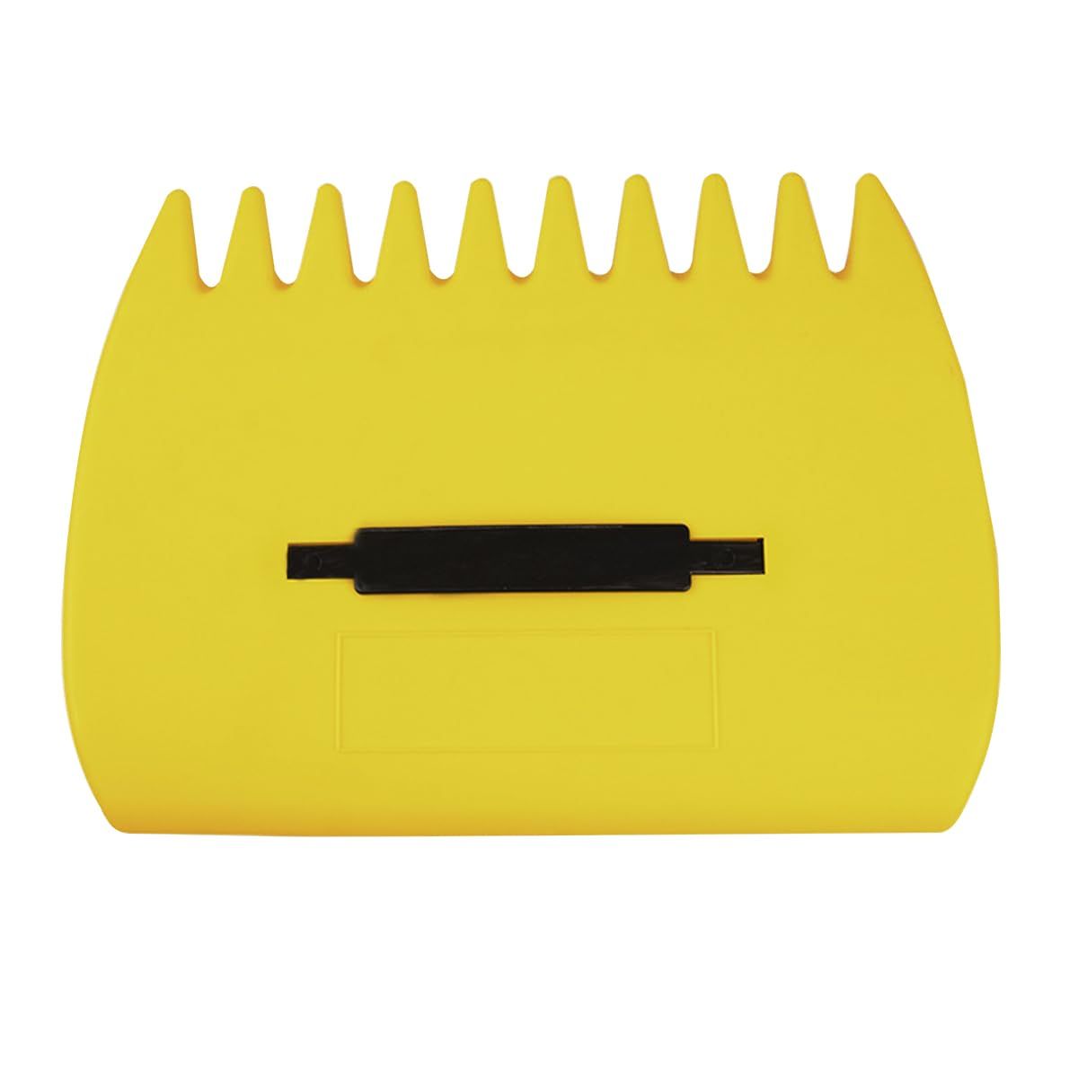 Hand Rakes Leaf Scoops -Large Leaf Grabber for Picking Up Yard Leaves, Lawn Garbage and Grass Clippings (yellow)