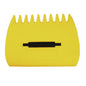 Hand Rakes Leaf Scoops -Large Leaf Grabber for Picking Up Yard Leaves, Lawn Garbage and Grass Clippings (yellow)