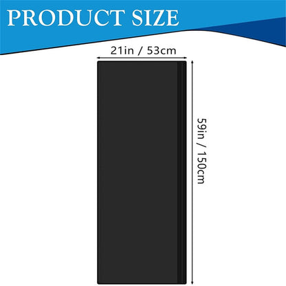 Portable AC Hose Insulation Sleeve, Portable Air Conditioners Insulated Hose Cover Wrap, Fit 5" & 5.9" Diameter Exhaust Hose, Easy Installation with 3*Adjustable Buckle Straps, Black