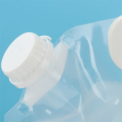 2 pack Collapsible Water Container Bag Outdoor Water Grade Water Jug Folding Water Storage Bag for Camping Hiking & Survival Kit Sport 5L