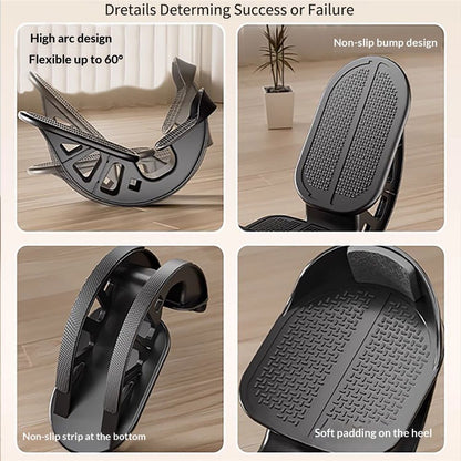 Calf Stretcher for Achilles Tendinitis, Heel, Feet, Shin Splint, Plantar Fasciitis Pain Relief - Stretches Strained Leg Muscle - Ankle Wedge Stretch Improves Flexibility