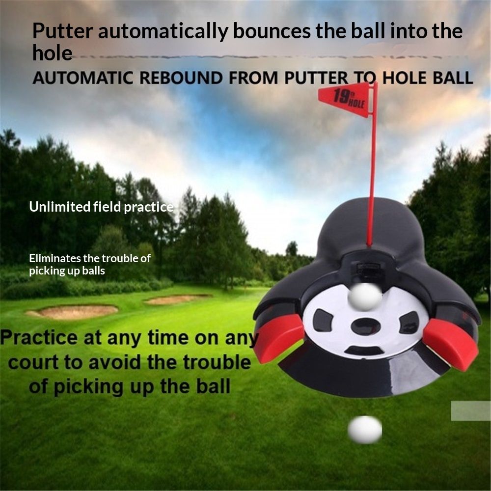 Golf Automatic Putting Ball Return Cup ，Putting Practice Automatic Putting Machine，Golf Cup Training Aid, Putting Returner for Indoor Outdoor Office Practic Golf Training Aids