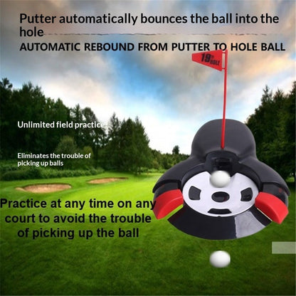 Golf Automatic Putting Ball Return Cup ，Putting Practice Automatic Putting Machine，Golf Cup Training Aid, Putting Returner for Indoor Outdoor Office Practic Golf Training Aids