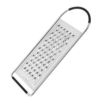 Metal Stainless Steel Extra Course Handheld Non Slip Flat Grater Ideal for Vegetables, Cheese, Eggs