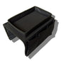 Sofa Armrest Organizer, Couch TV Remote Storage Organizer with Pockets for Recliner Armchair Snacks Glasses Smartphone Magazines Pouch (black)