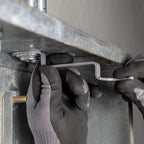 Conduit Lockout Wrench Set, Tighten and Loosen Locknuts in Tight Spaces, 1/2, 3/4 and 1-Inch, Offset Bends, 3-Piece