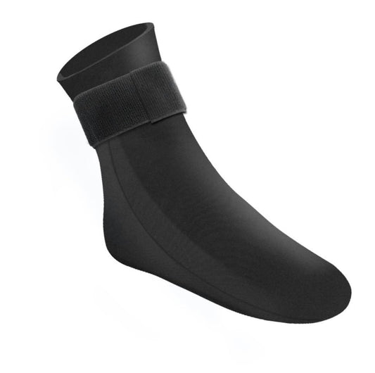 Reusable Gel Cold Therapy Sock for Hot & Cold Therapy, Ankle Foot Ice Pack Wrap for Injuries, Instant Pain Relief for Achilles Tendonitis, Plantar Fasciitis, -1pcs Black