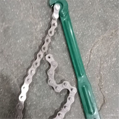 8 Inch Heavy-Duty Ratcheting Chain Wrench Reversible Oil Filter Tool Pipe Fittings Tools  Adjustable chain pliers