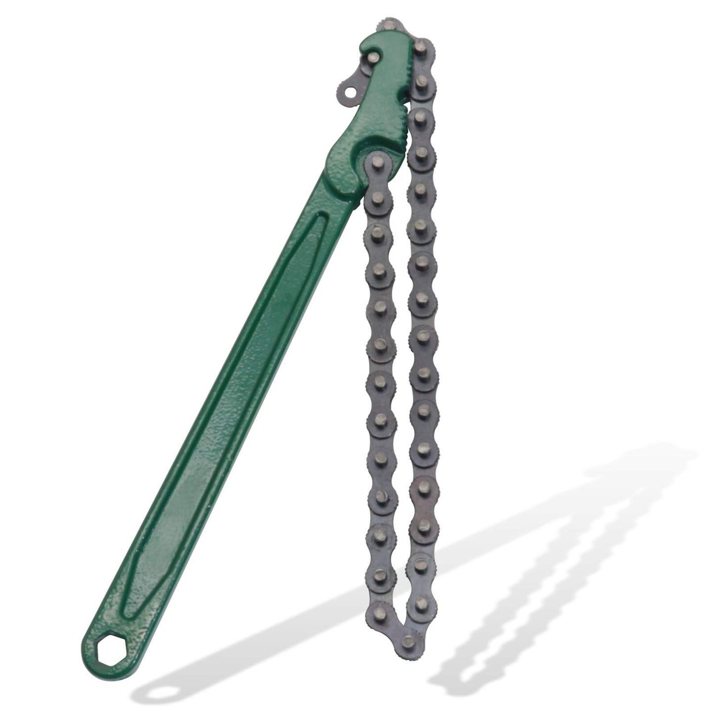 8 Inch Heavy-Duty Ratcheting Chain Wrench Reversible Oil Filter Tool Pipe Fittings Tools  Adjustable chain pliers