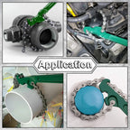 8 Inch Heavy-Duty Ratcheting Chain Wrench Reversible Oil Filter Tool Pipe Fittings Tools  Adjustable chain pliers