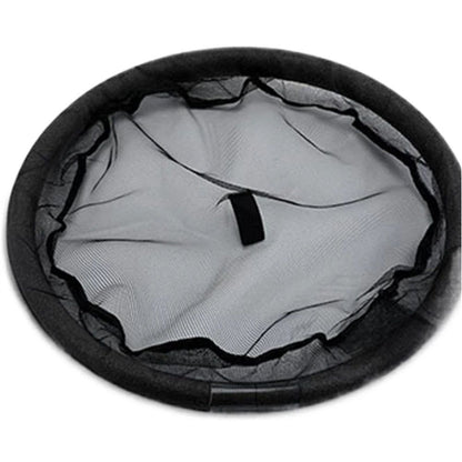 1Pack Floating Flora Fish Barrier Floating Island Plant Protector Round Floating Flora Island for Pond Protects Your Floating Plants from Pond Fish（black 45cm）