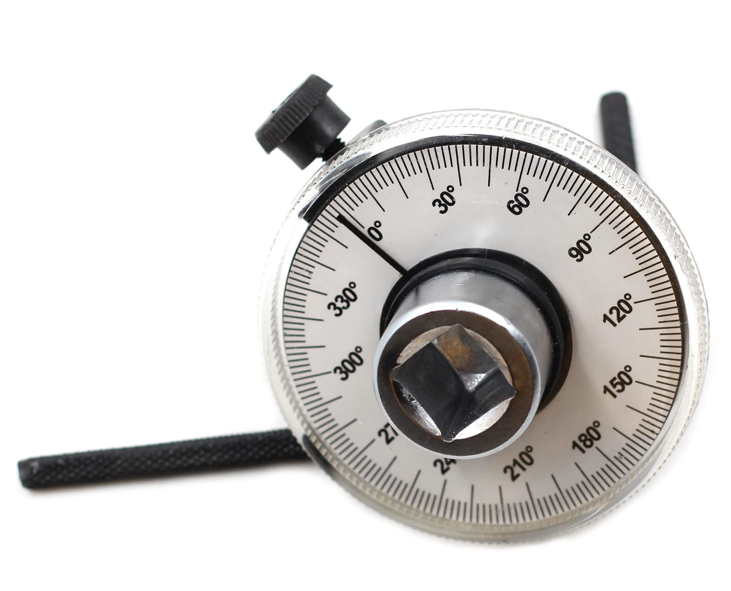 Drive Angle Gauge, 360 Degree 1/2in Adjustable Drive meter Wrench Set, Wrench Angle Gauge Tool for 1/2in Male and Female Drive