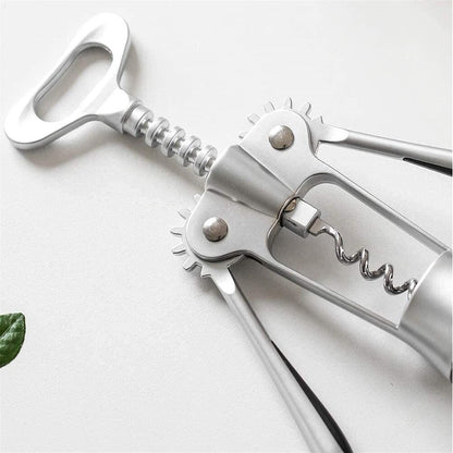 New Upgrade  Corkscrew Wine Bottle Opener, Multifunctional Bottles Opener for Kitchen Restaurant Bars, Professionals or Home use,1 Pcs Wing Corkscrew Bottle Opener,