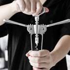 New Upgrade  Corkscrew Wine Bottle Opener, Multifunctional Bottles Opener for Kitchen Restaurant Bars, Professionals or Home use,1 Pcs Wing Corkscrew Bottle Opener,