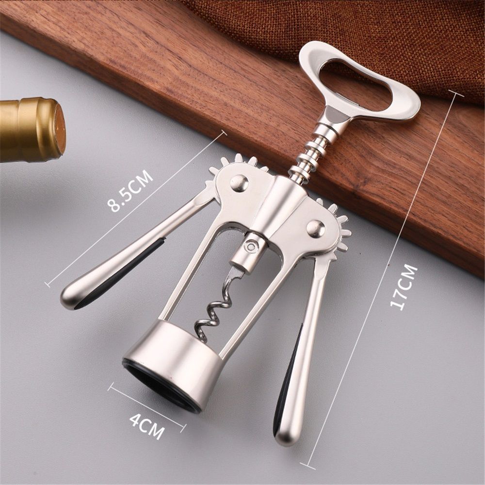 New Upgrade  Corkscrew Wine Bottle Opener, Multifunctional Bottles Opener for Kitchen Restaurant Bars, Professionals or Home use,1 Pcs Wing Corkscrew Bottle Opener,