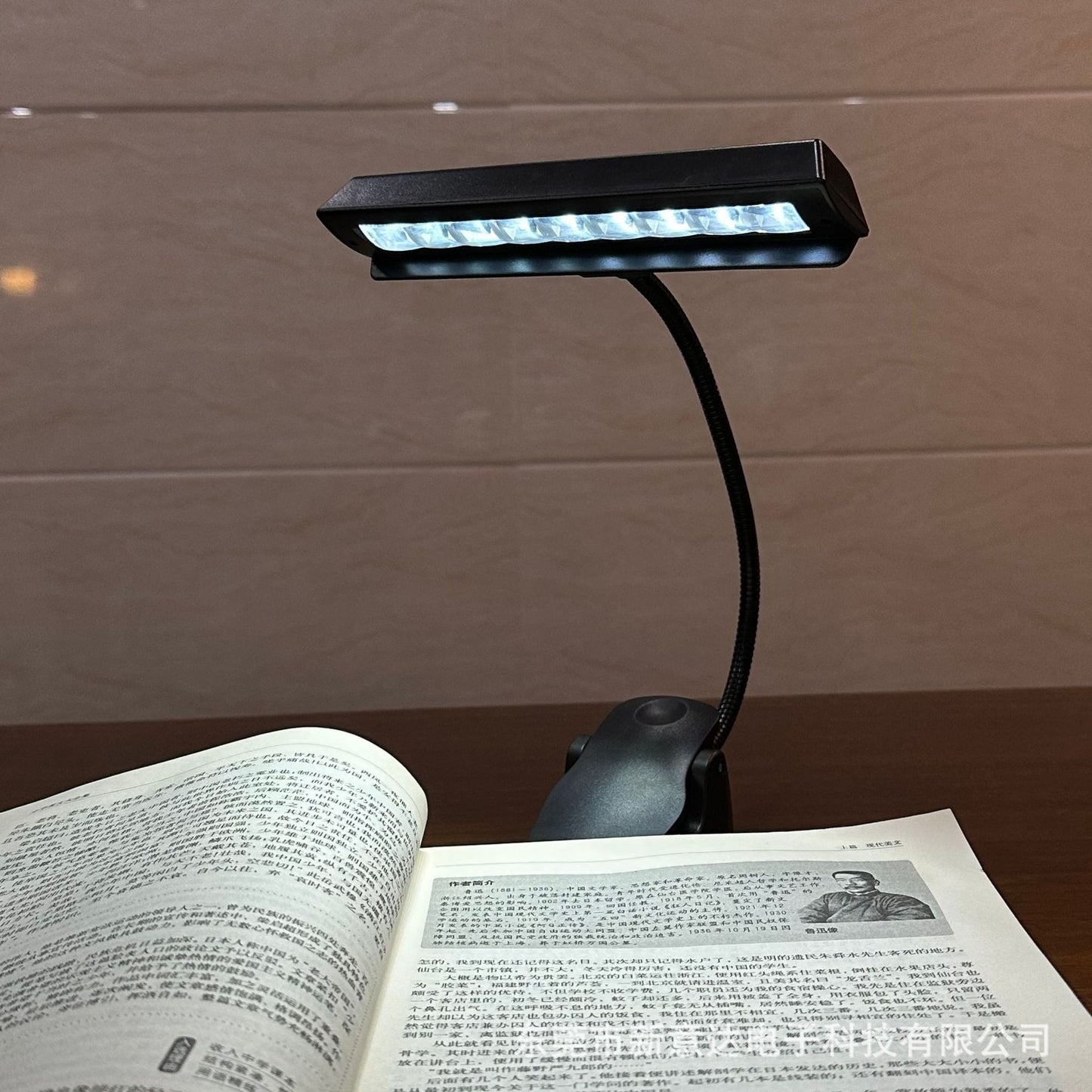 Led Clip Desk Lamp USB Rechargeable Battery Operated Multi-Angle Lighting Eye-Caring Portable Table Light for Home Office Bedside and Reading