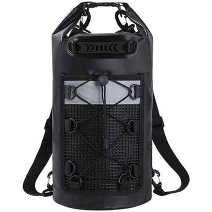 10L Waterproof Dry Bag Lightweight Dry Bag Beach Dry Sack for Travelling Fishing Cycling Kayaking Swimming Boating Beach Accessory, Black