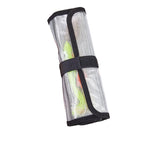 Small Roll Up Storage Bag, 6 Pockets Roll Up Tool Kit, Suitable for Mechanics, Kitchen Storage, Art Sketching, Travelling, （black 2pcs ）