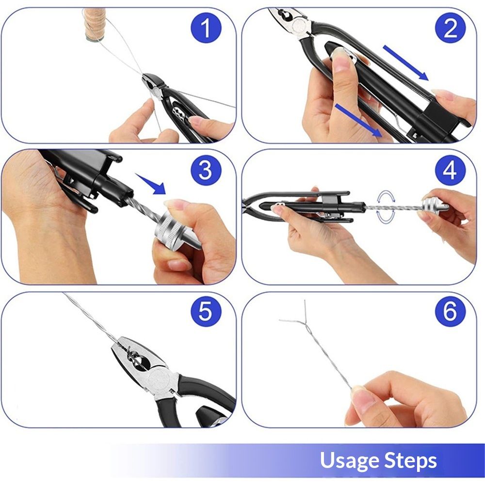 Driven Safety Wire Pliers, 6" Twist Twisting Cutting Plier,Fuse pliers, unidirectional twisted wire pliers, twisted wire pliers