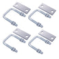 Leaf Spring Clamp Kit Fits Leaf Springs Up, Locks Leaf Springs Together For Stabilizing,Provides Better Control of Axle Torque Pack  4pcs
