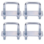 Leaf Spring Clamp Kit Fits Leaf Springs Up, Locks Leaf Springs Together For Stabilizing,Provides Better Control of Axle Torque Pack  4pcs