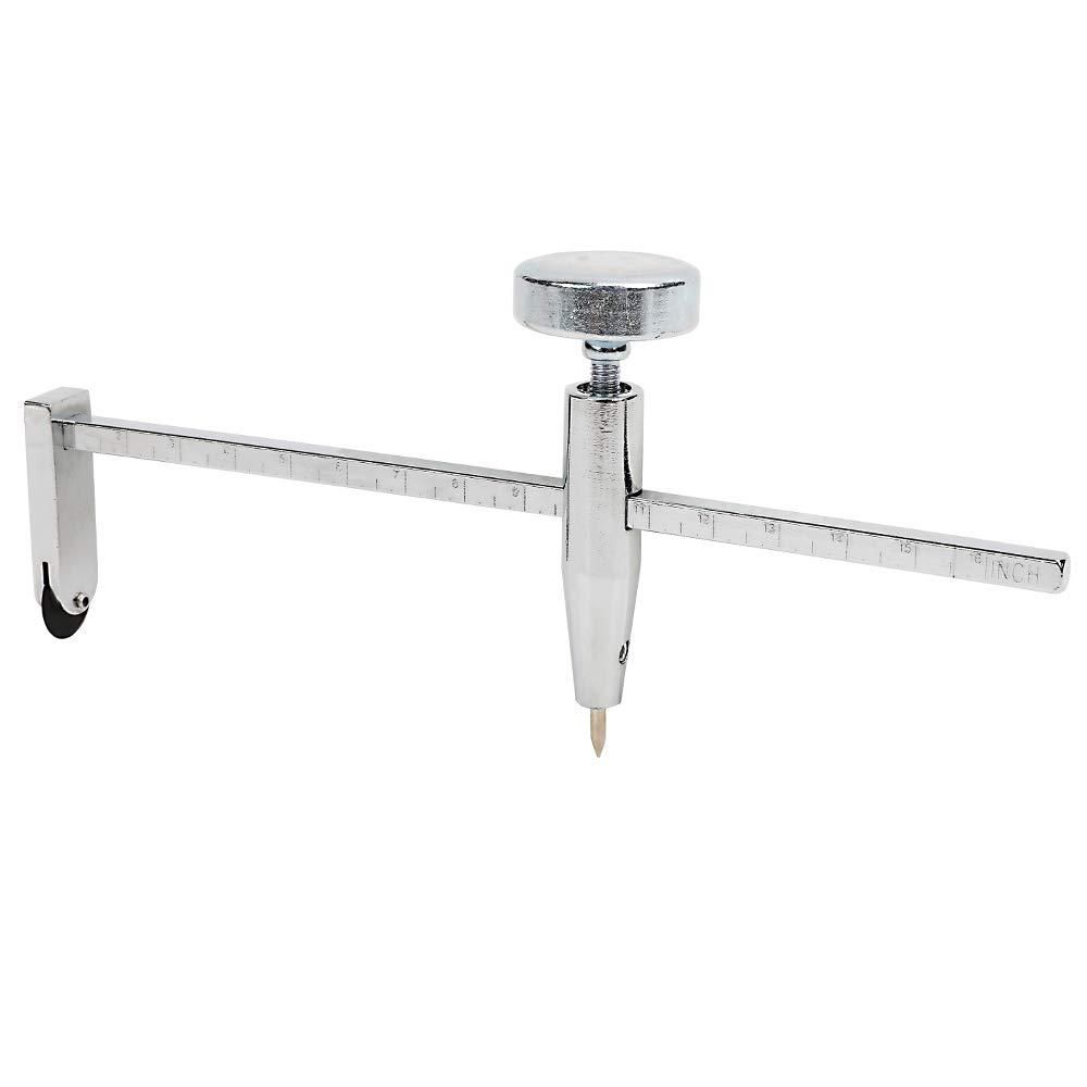 Drywall Circle Cutter, Adjustable Hole Cutter Dry Wall Pivot Point Drywalls Tools Easy Side to Diameter Adjustment for Cut Round Holes in Material and Ceiling Tiles