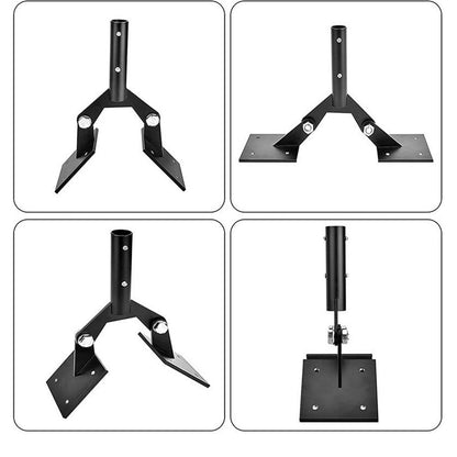Garden Weathervane Steel Roof Mount with Hardware,Adjustable Weather Vanes Mount for Roofs, Weathervane Iron Roof Mount with Hardware