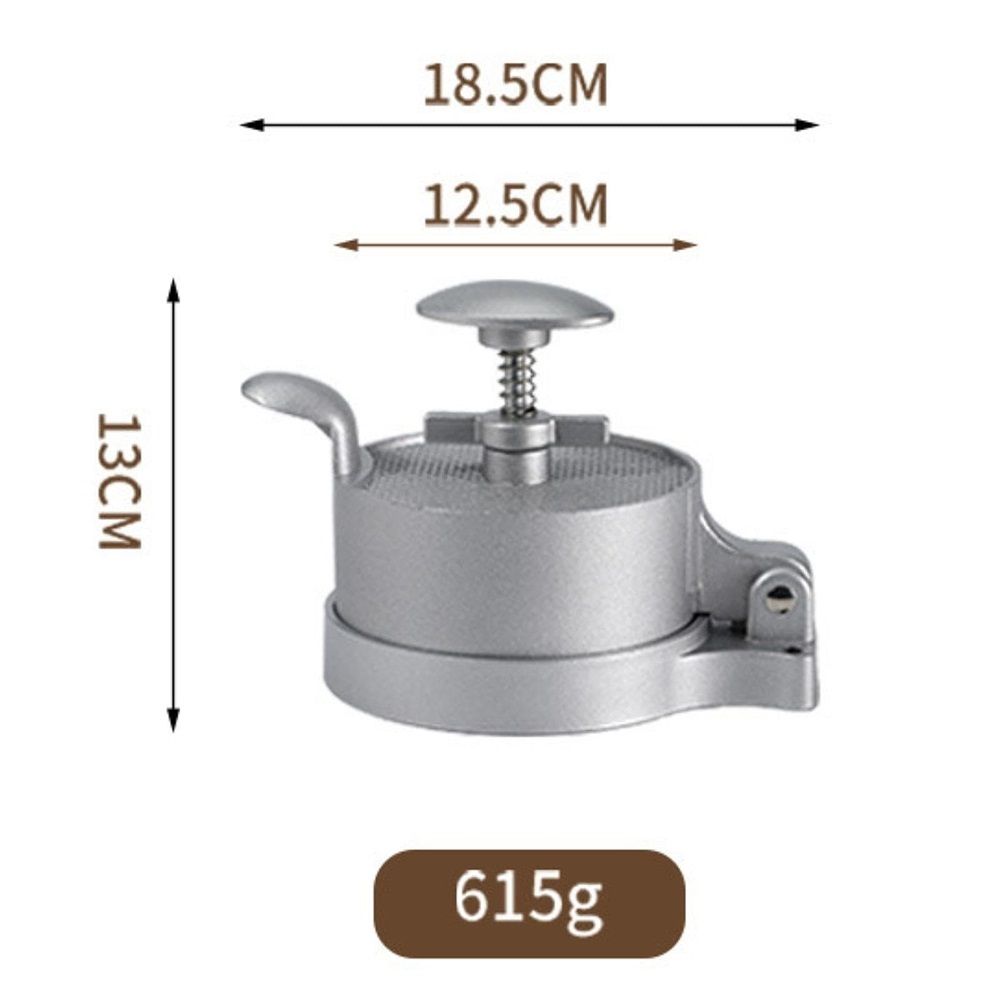 Hamburger Press Patty Maker,with Spring Ejector for Easy Removal, Single, Non-Stick Heavy-Duty Cast Aluminum