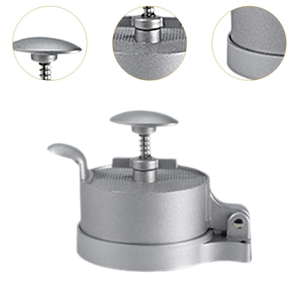 Hamburger Press Patty Maker,with Spring Ejector for Easy Removal, Single, Non-Stick Heavy-Duty Cast Aluminum