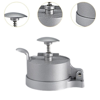 Hamburger Press Patty Maker,with Spring Ejector for Easy Removal, Single, Non-Stick Heavy-Duty Cast Aluminum