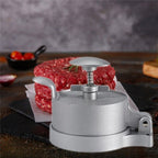 Hamburger Press Patty Maker,with Spring Ejector for Easy Removal, Single, Non-Stick Heavy-Duty Cast Aluminum