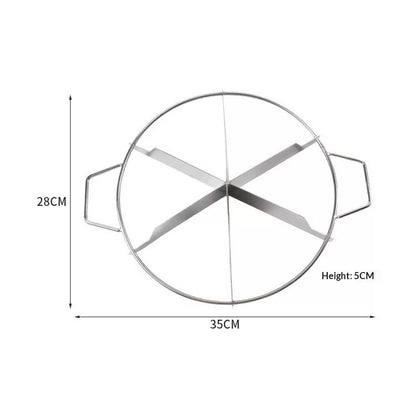 Stainless Steel Pie Cutter | 6-Slice Pie Cutter | Creates Beautifully Uniform Slices of Pie | Pie Cutters Medium