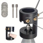 Electrode Sharpener Head Tool, 4 Accurate Angles(10°, 15°, 20°, 22.5°) & Adjustable Brass Guide Screw for 0.04"-1/8" Tungsten Electrodes Sharpener for Welding Accessories (4 Holes)