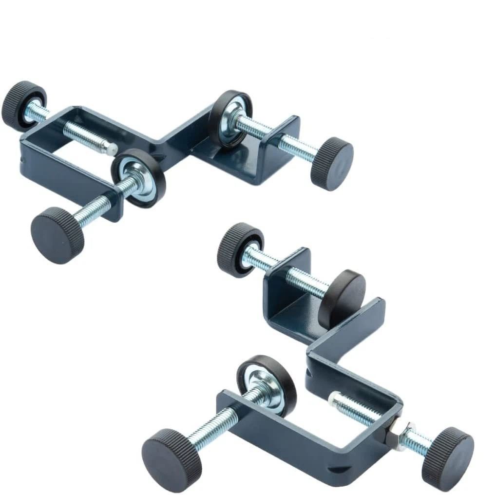 2 pack Drawer Front Installation Clamps, Adjustable Cabinet Face Clamp Set, Quick Mounting & Alignment Tool for Woodworking