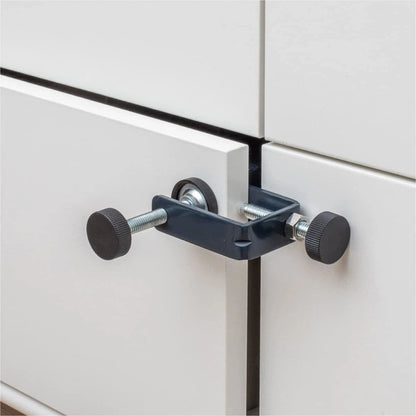 2 pack Drawer Front Installation Clamps, Adjustable Cabinet Face Clamp Set, Quick Mounting & Alignment Tool for Woodworking
