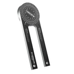 Aluminum Miter Saw Protractor | 7.3-Inch Rust Proof Angle Finder Featuring Precision Laser Engraved Scales