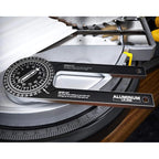 Aluminum Miter Saw Protractor | 7.3-Inch Rust Proof Angle Finder Featuring Precision Laser Engraved Scales