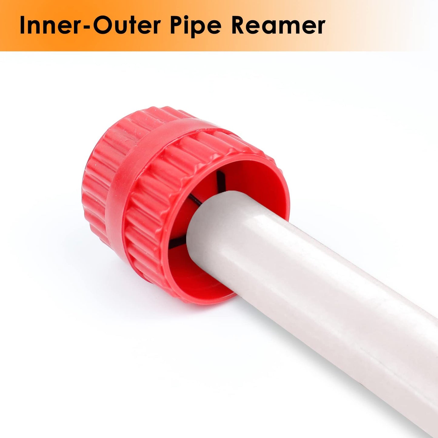 4 Pieces Inner-Outer Pipe Reamer,Acrylic Tubing Chamfer Tool for Copper/Brass/Aluminum Tubes, Deburring Copper Reamer Tubing Chamfer Tool