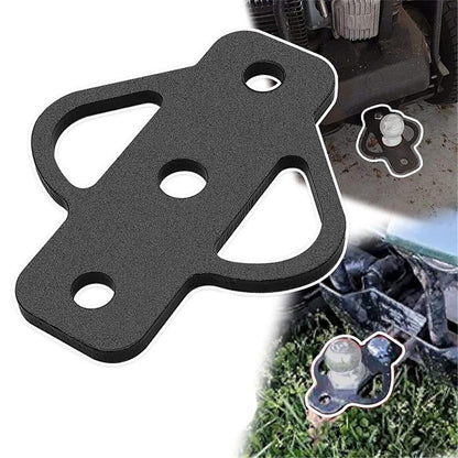 3-Way Trailer Hitch Adapter with Bolt Fit for ATV Lawn Mower Golf Cart Garden Tractor Flat Towing Tow Ball Mount